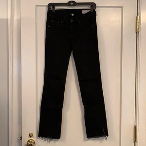 Rag & Bone - Black Jeans 26 Waist, Straight Leg